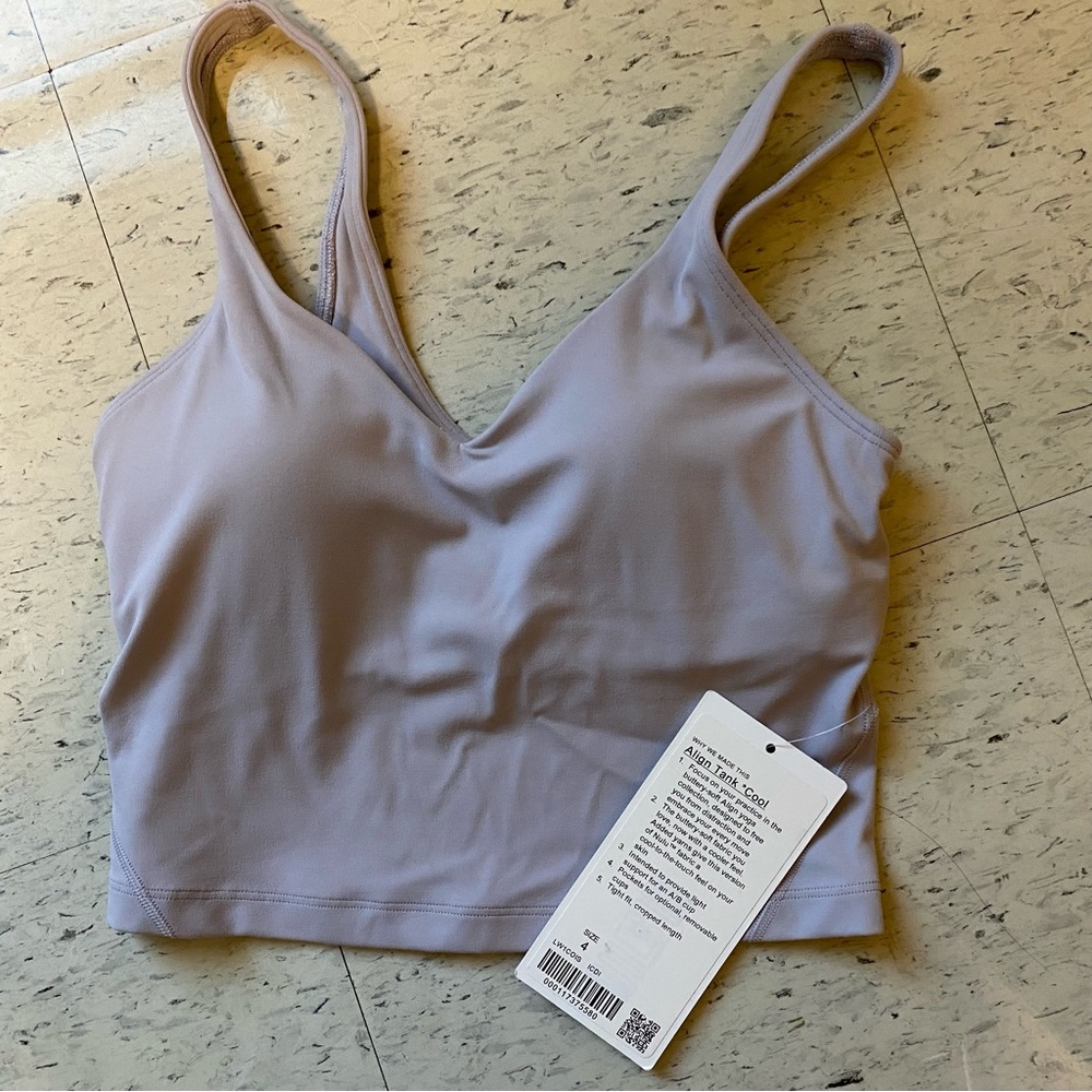 Lululemon Iced Iris Align Tank Cropped